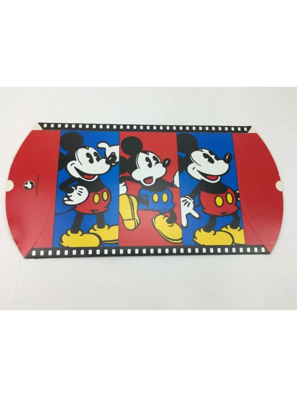 Vintage Disney Store Mickey Mouse Pillow Gift Folding Box